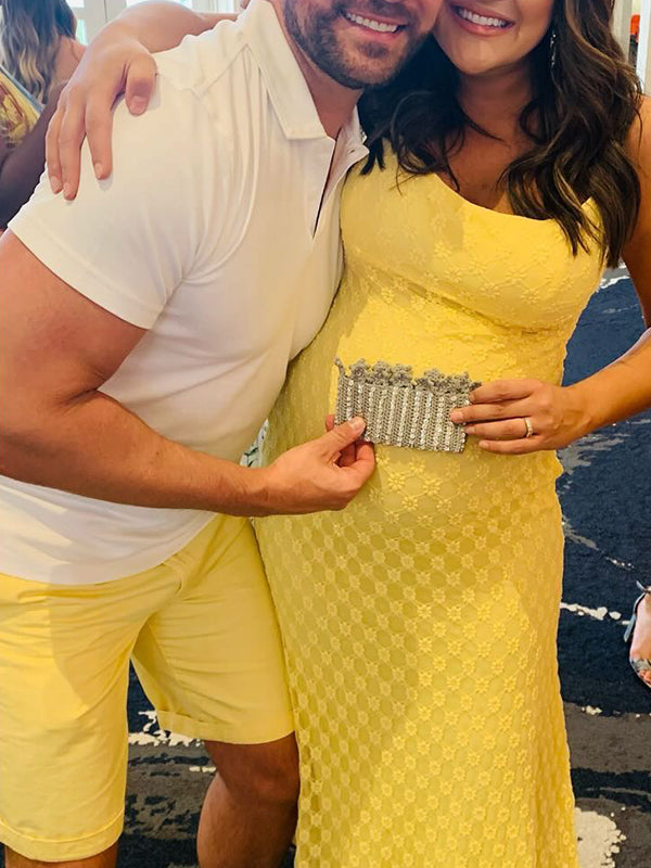 Momsmood Yellow Lace Floral Mesh Cami Bodycon Elegant Cocktail Party Going Out Daily Maternity Photoshoot Baby Shower Maxi Dress