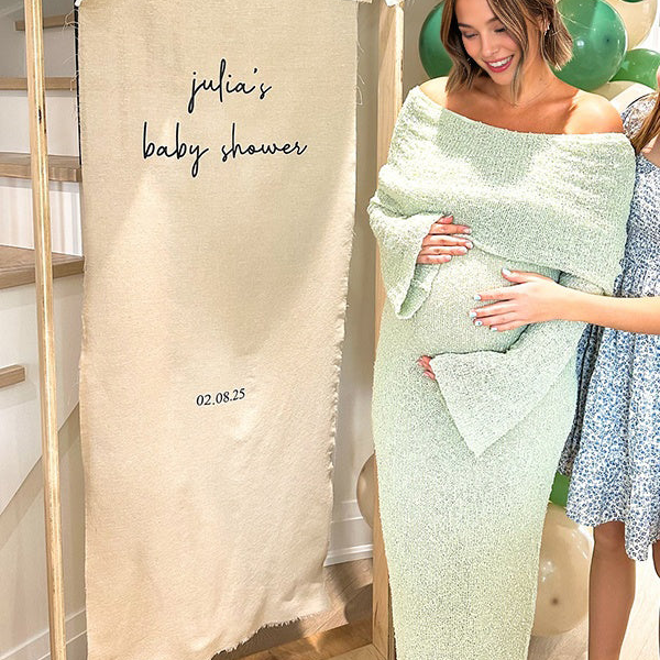 Momsmood Green Knit Off Shoulder Flare Sleeve Bodycon Elegant Going Out Maternity Photoshoot Maxi Sweater Dress