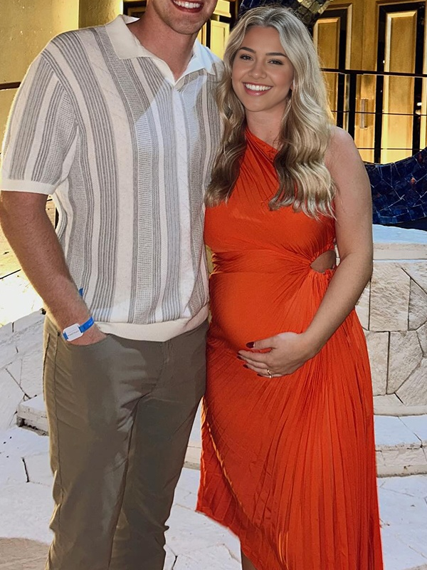 Momsmood Red Oblique Shoulder Ruched Skeleton Vacation Beach Maternity Photoshoot Maxi Dress