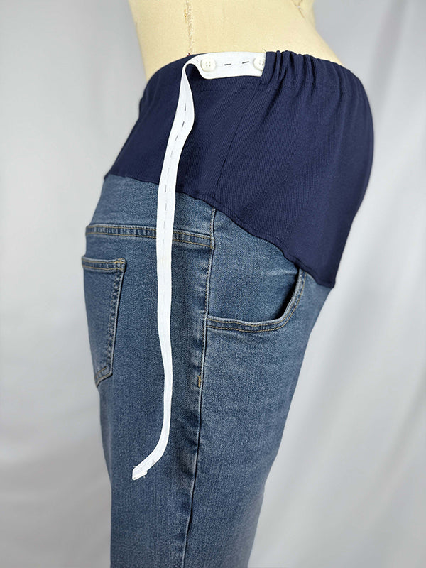 Momsmood Belly Support Flared Trousers Jeans Maternity Bottoms