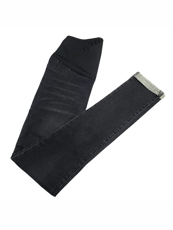 Momsmood Over Belly Comfy Stretch High Waisted Denim Pregnancy Pants Maternity Skinny Jeans