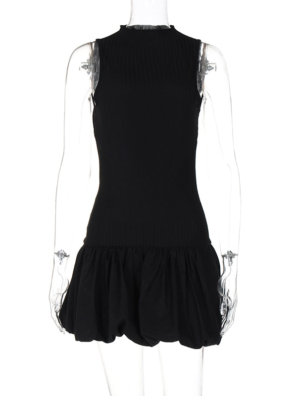 Momsmood Tutu Backless Band Neck Chic Photoshoot Gender Reveal Baby Shower Maternity Mini Dress