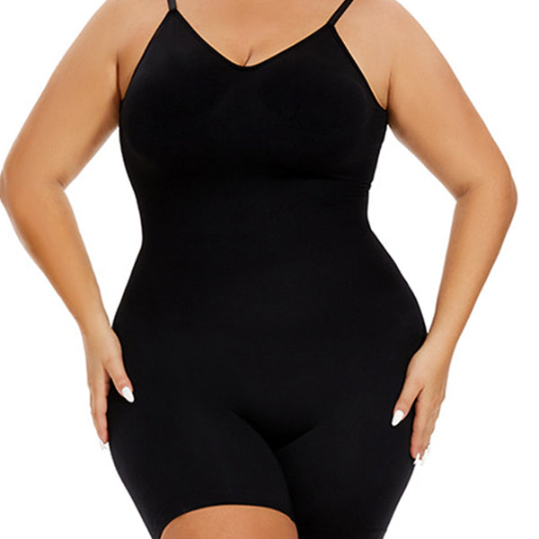 Momsmood Open Back Spaghetti Straps Catsuit Maternity Jumpsuits